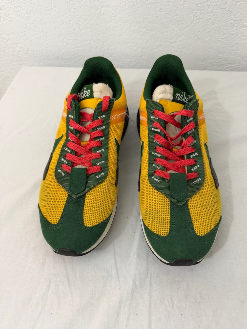 Nike Men’s Yellow, Green & Pink Retro Runner Sneakers